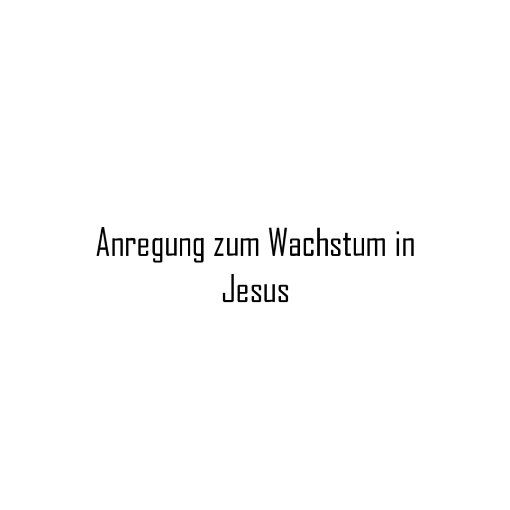Anregung zum Wachstum